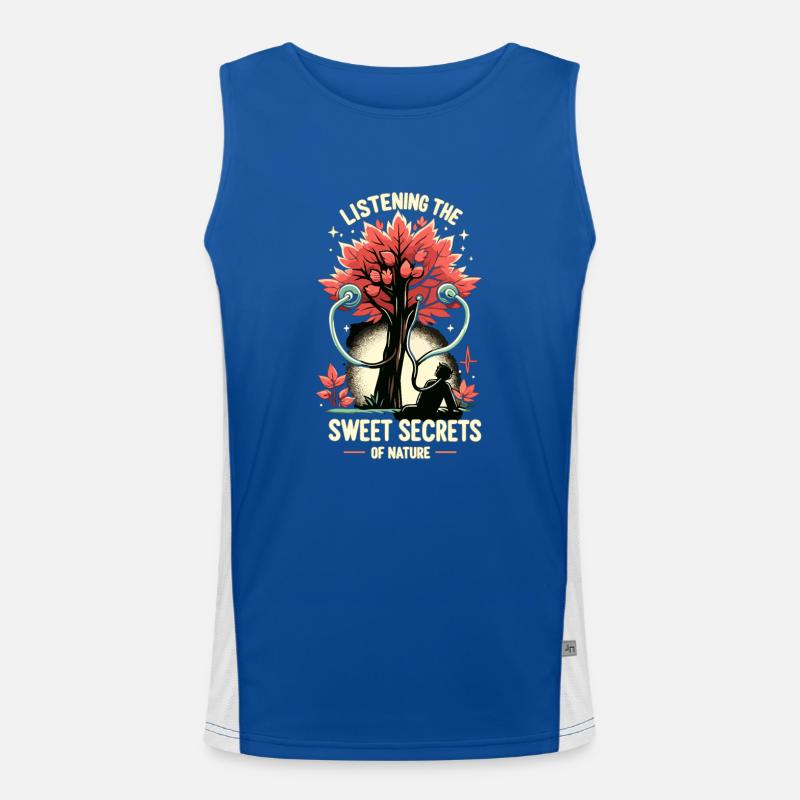 Sirop d’érable Canada Tradition et cônes Débardeur respirant contrasté Homme 