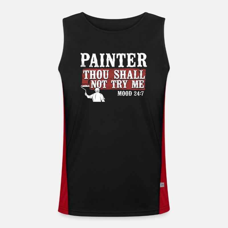House Painter Decorator Bible Funktionelles Kontrast-Tank Top für Männer 