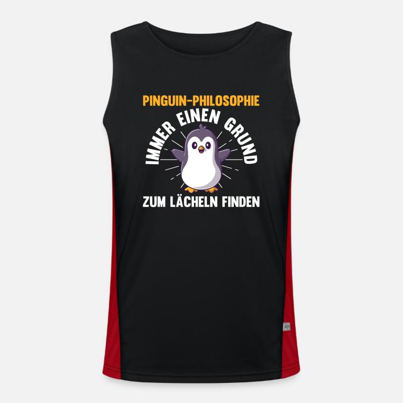 Pingouin mignon Débardeur respirant contrasté Homme 