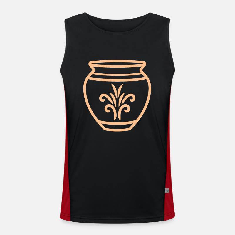 Pottery Men's Functional Contrast Tank Top 