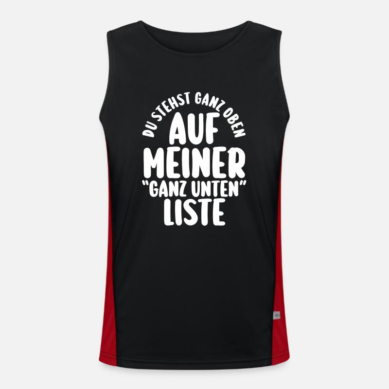 Work Colleague Office Humor Work Funny Sayings Men's Functional Contrast Tank Top 