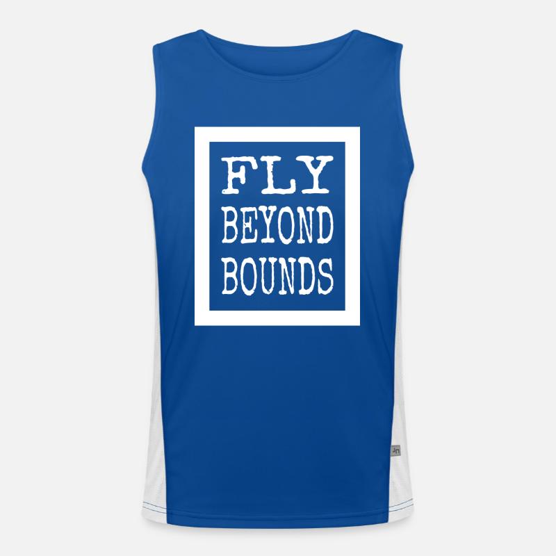 creativity fun artistic imagination happy Funktionelles Kontrast-Tank Top für Männer 
