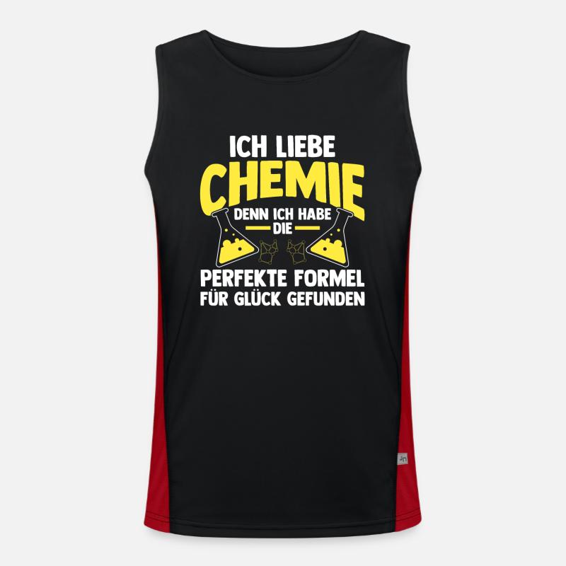Chimiste Sciences Physique Chimie Débardeur respirant contrasté Homme 