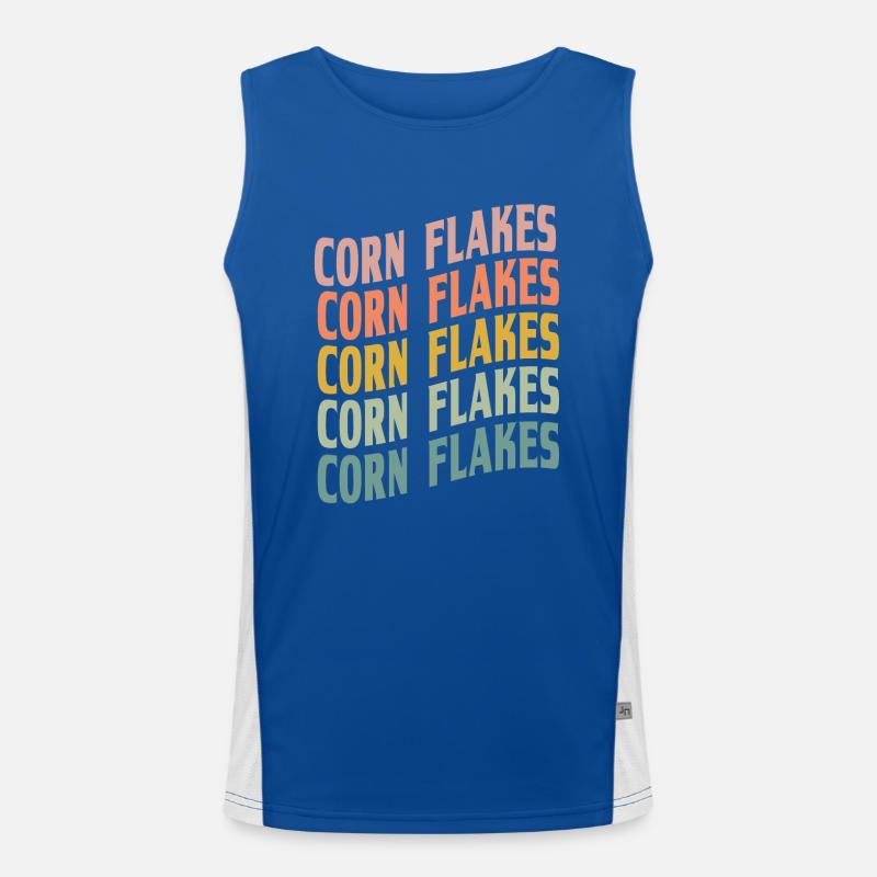 Corn flakes Men's Functional Contrast Tank Top 
