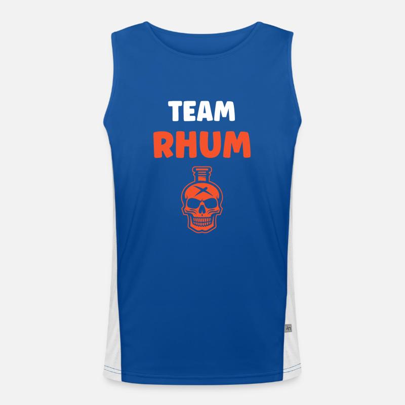 Rum Funktionelles Kontrast-Tank Top für Männer 