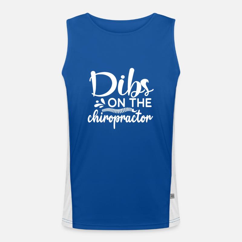 Chiropractor Chiropractic Men's Functional Contrast Tank Top 