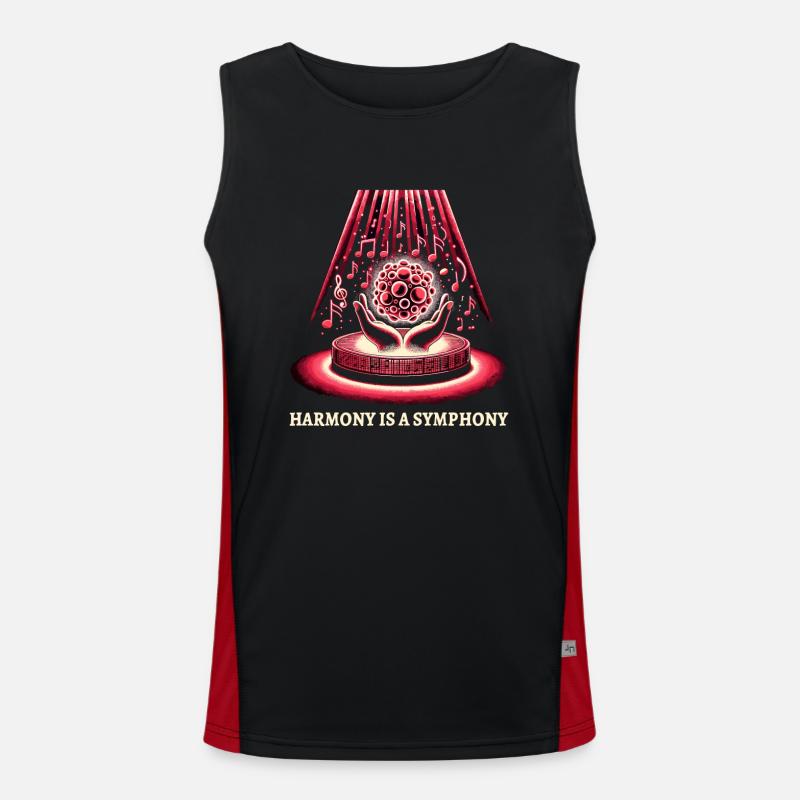 Red Light Therapy Low-level Laser Therapy for Men's Functional Contrast Tank Top 
