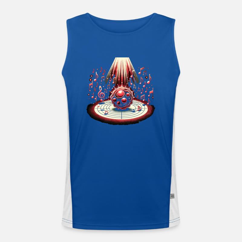 Red Light Therapy Low-level Laser Therapy for Men's Functional Contrast Tank Top 