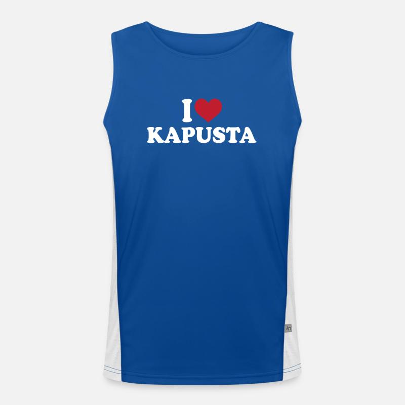 J’adore Kapusta Débardeur respirant contrasté Homme 