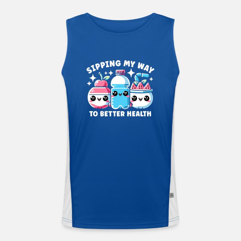 Hydration Drink Water Stay Hydrated Hydration Funktionelles Kontrast-Tank Top für Männer 