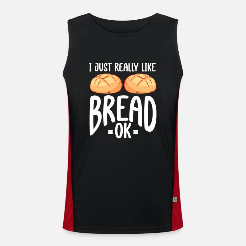 Baking Pun Bake Cook Chef Baker Funktionelles Kontrast-Tank Top für Männer 