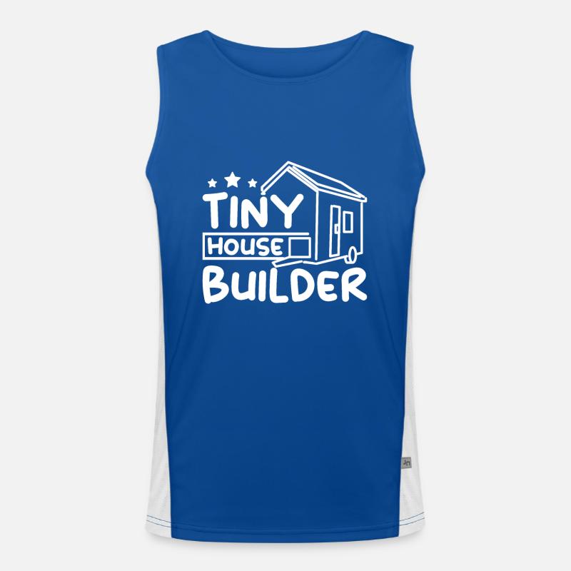 Constructeur de tiny house Débardeur respirant contrasté Homme 