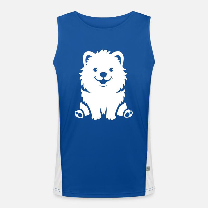Samoyed Men's Functional Contrast Tank Top 