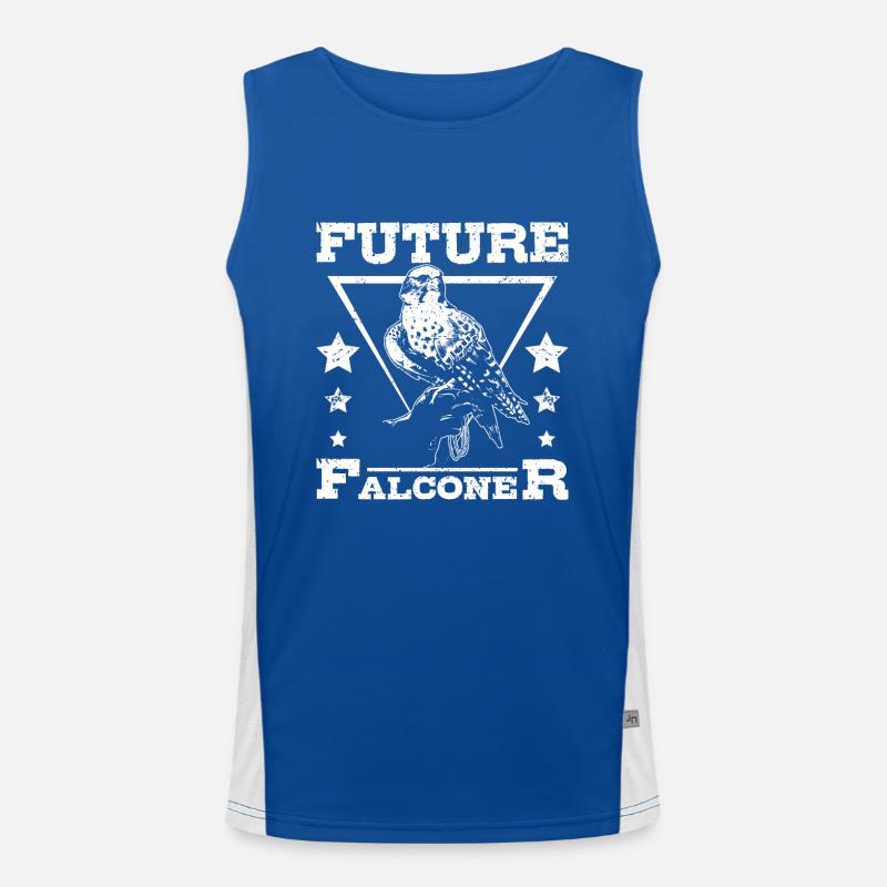Future Falconry Falconer Funktionelles Kontrast-Tank Top für Männer 