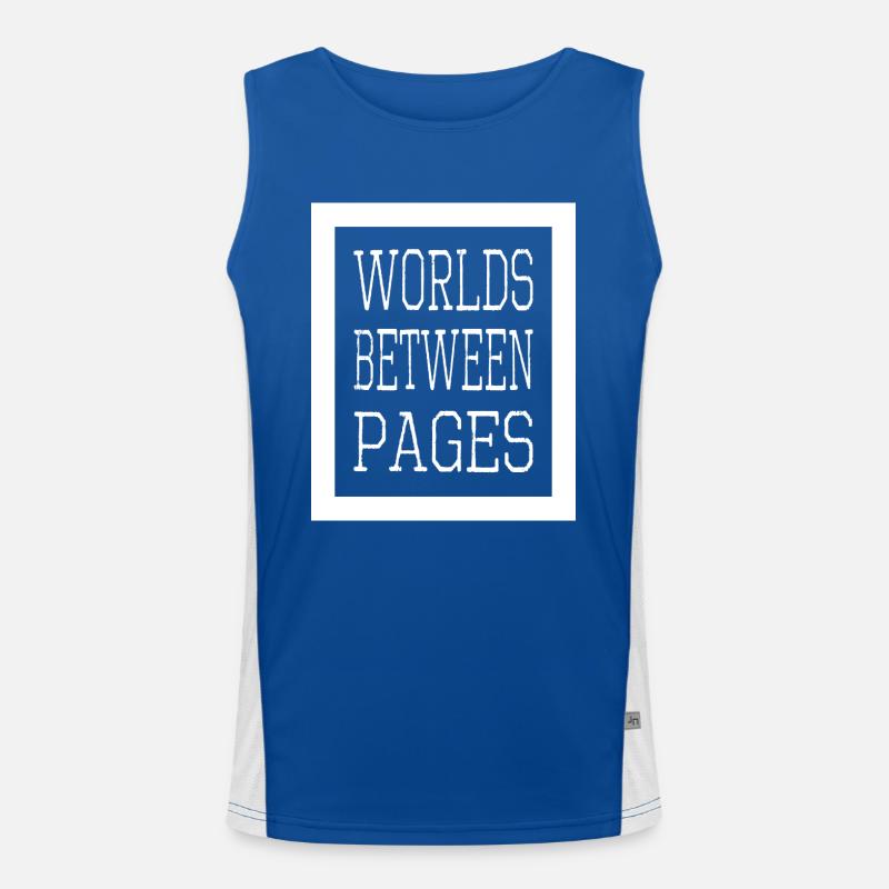 humor bday reading lists digital escape Funktionelles Kontrast-Tank Top für Männer 