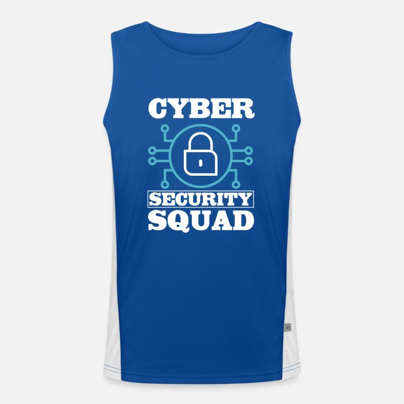 Cyber Security Squad Men's Functional Contrast Tank Top 