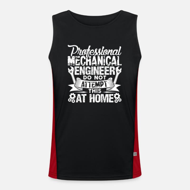 Professional Mechanical Engineer Men's Functional Contrast Tank Top 