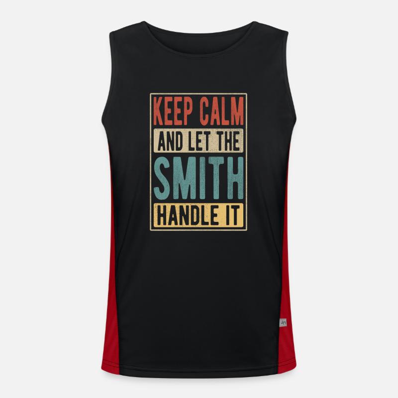 Smith Retro Gift Men's Functional Contrast Tank Top 