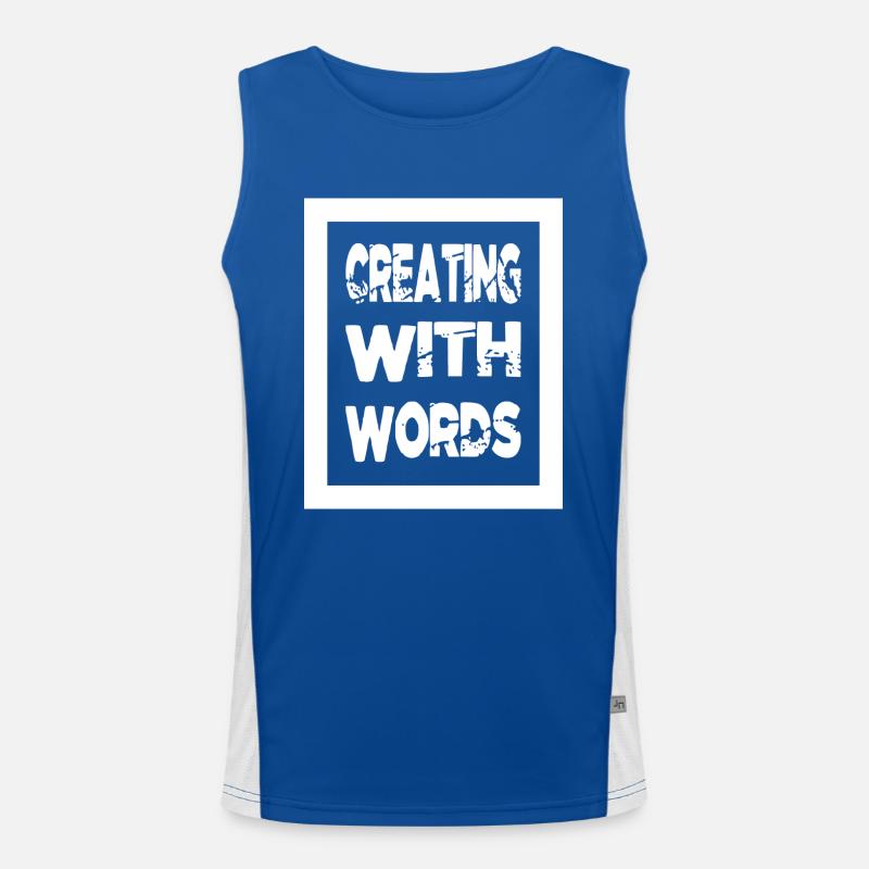 créativité inspiration créative conseils d’écriture citation Débardeur respirant contrasté Homme 