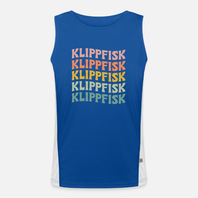 Klippfisk Funktionelles Kontrast-Tank Top für Männer 