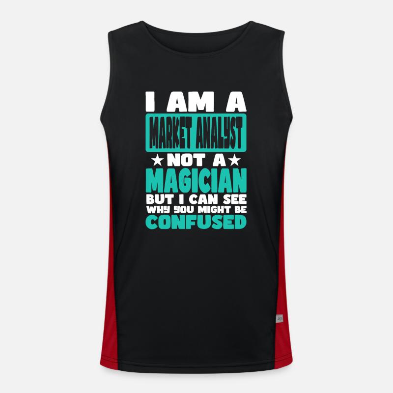 Analyste de marché Débardeur respirant contrasté Homme 