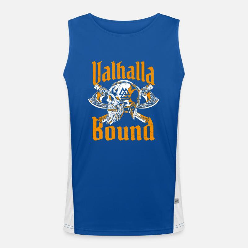 Wikinger Valhalla Bund Funktionelles Kontrast-Tank Top für Männer 
