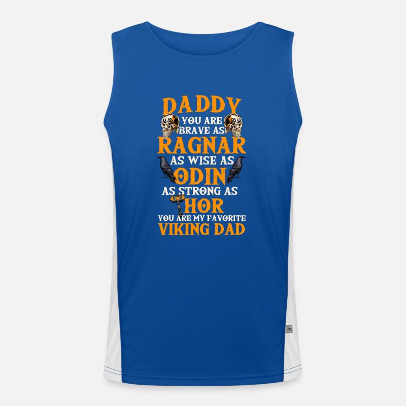 Viking Dad Men's Functional Contrast Tank Top 