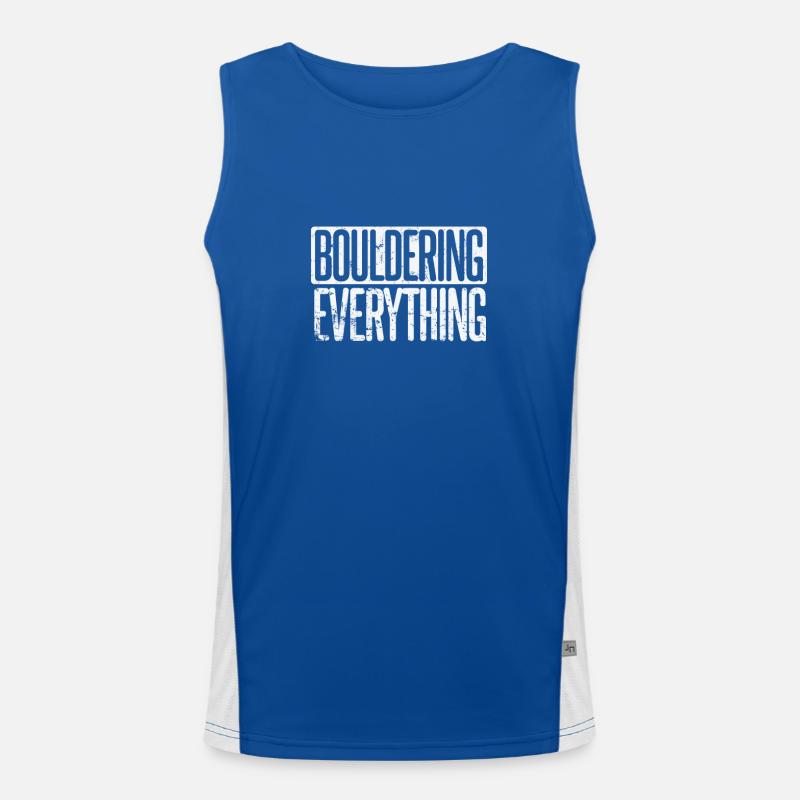 Bouldering everything Men's Functional Contrast Tank Top 