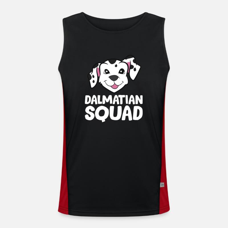 Dalmatiens - Dalmatian Squad Débardeur respirant contrasté Homme 