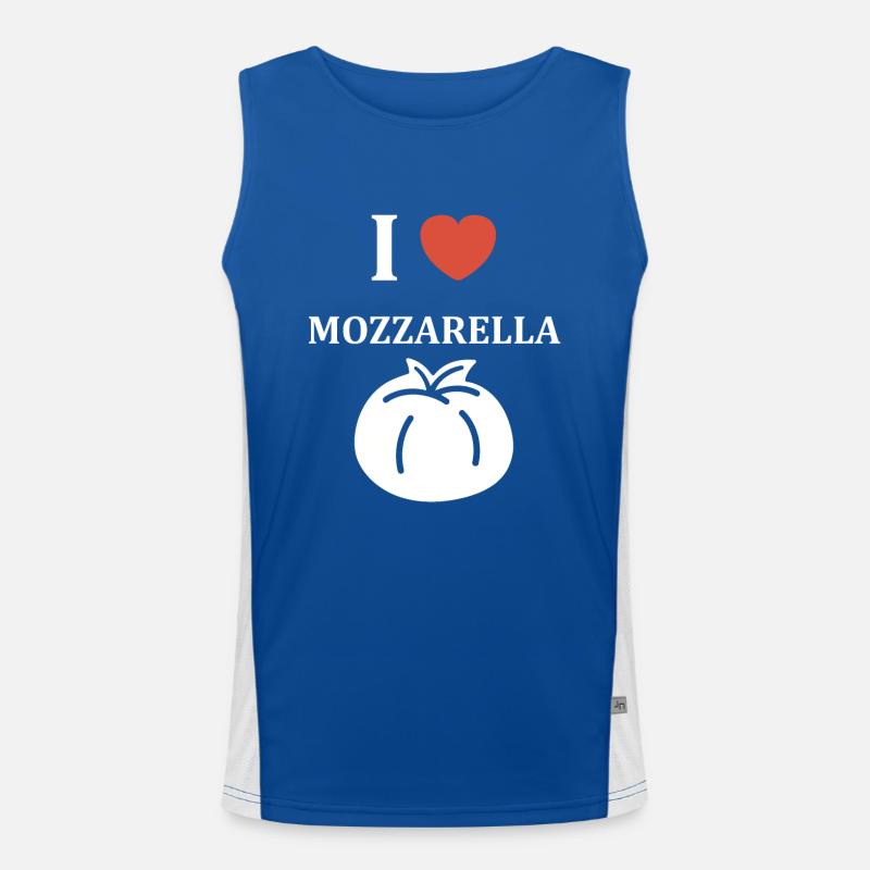 Humour mozzarella Débardeur respirant contrasté Homme 
