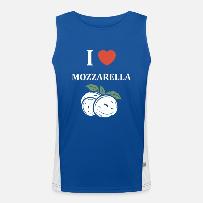 Humour mozzarella Débardeur respirant contrasté Homme 