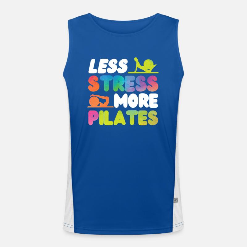 Pilates Instructor Teacher Funktionelles Kontrast-Tank Top für Männer 