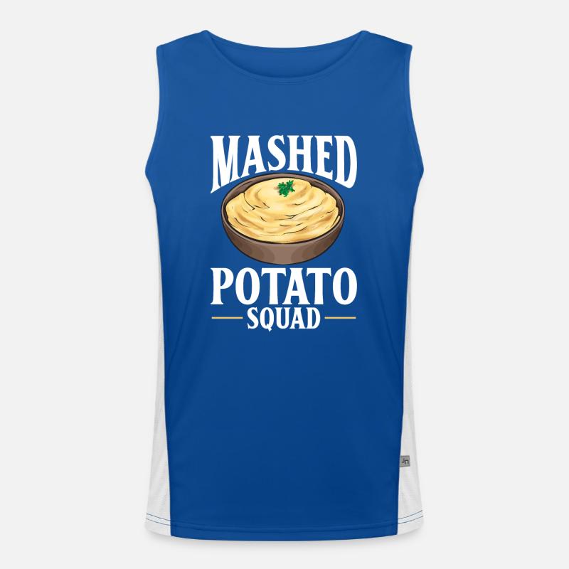 Mashed potatoes Mashed potatoes Men's Functional Contrast Tank Top 