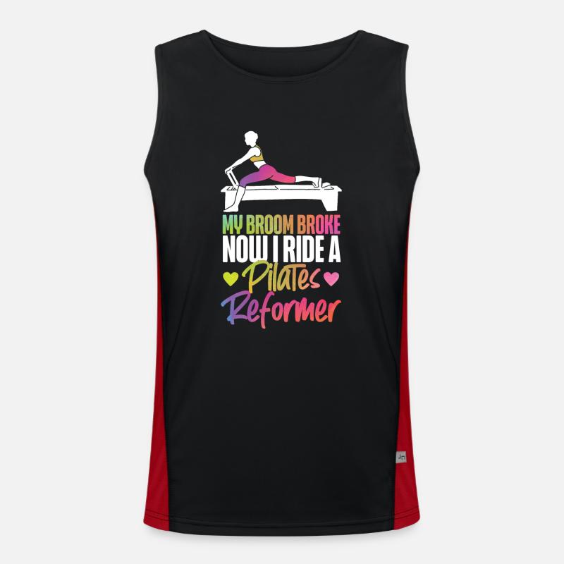 Pilates Instructor Teacher Funktionelles Kontrast-Tank Top für Männer 