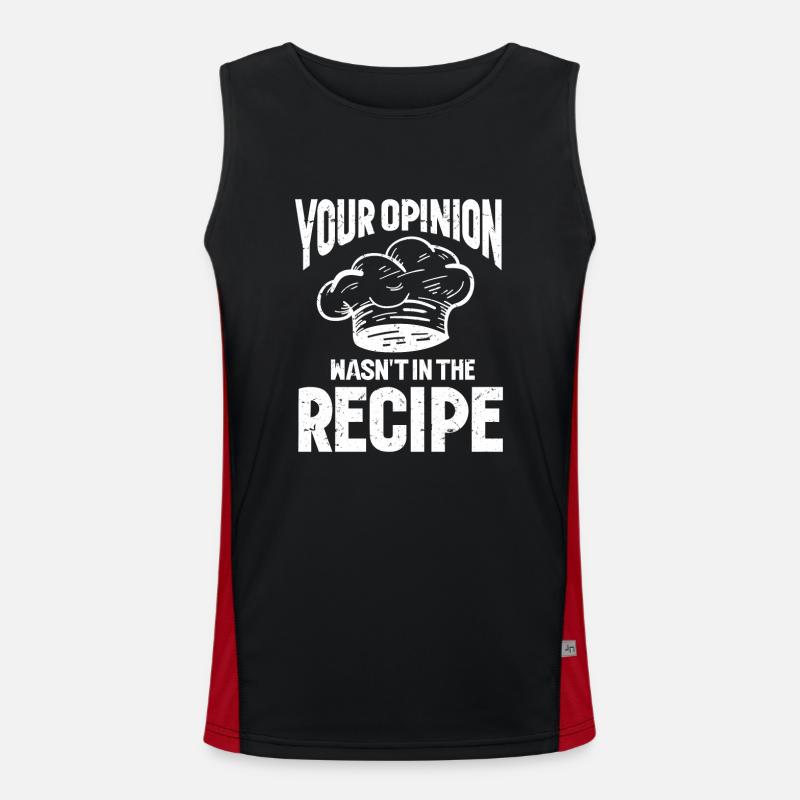 Chef Kitchen Cook Men's Functional Contrast Tank Top 