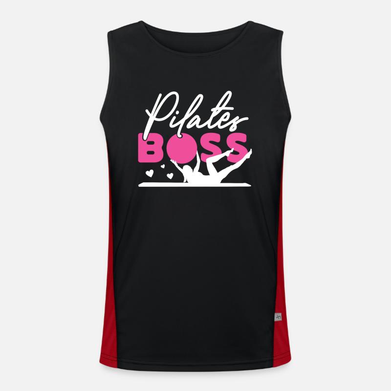 Pilates Instructor Teacher Pilates Men's Functional Contrast Tank Top 