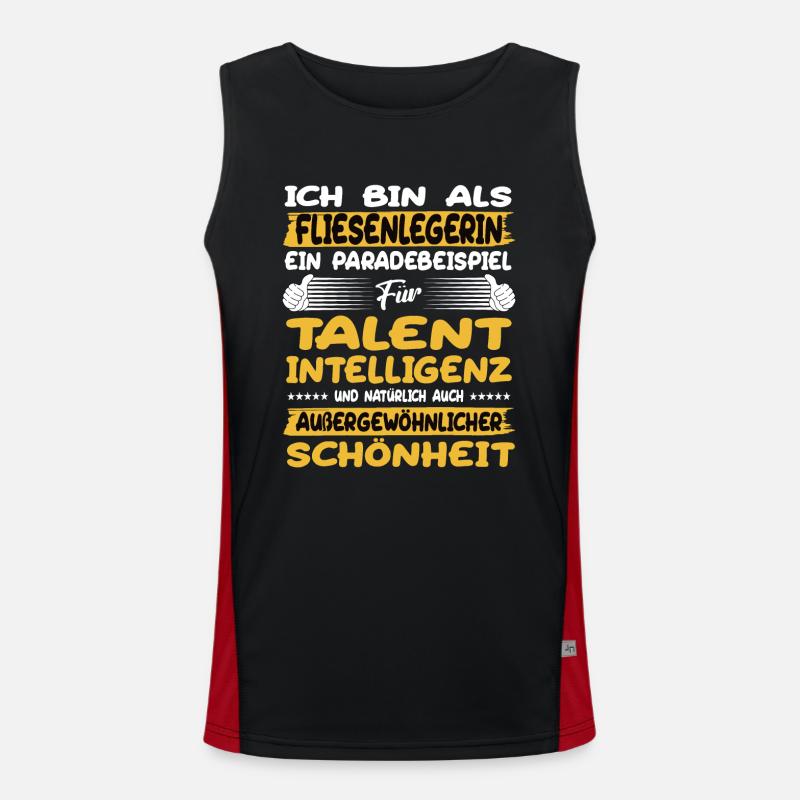 tiler a prime example of talent Men's Functional Contrast Tank Top 