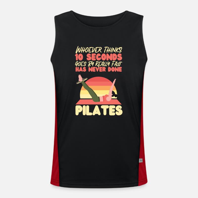 Instructeur de Pilates Professeur Retro Débardeur respirant contrasté Homme 