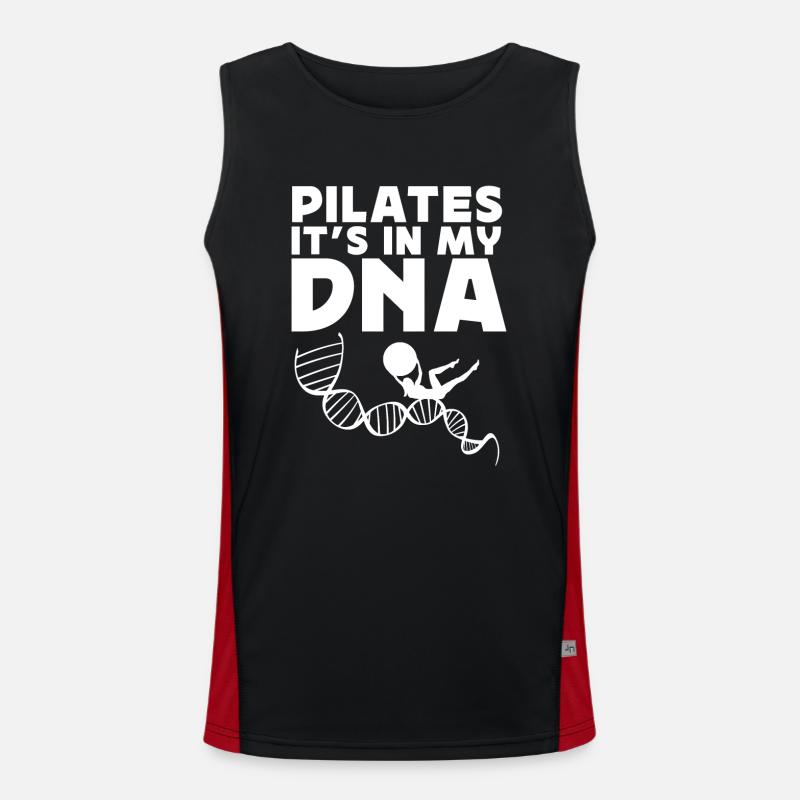 Pilates Instructor Teacher Pilates Men's Functional Contrast Tank Top 