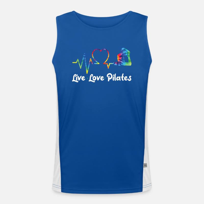 Pilates Instructor Teacher Funktionelles Kontrast-Tank Top für Männer 