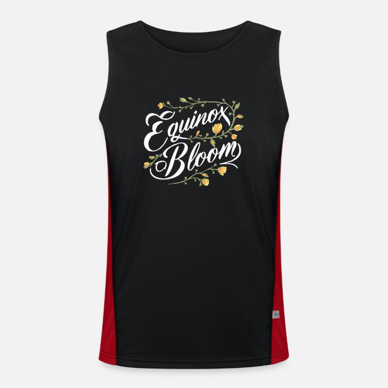 Ostara Eostre Equinox Witch Pagan Goddess Rituals Funktionelles Kontrast-Tank Top für Männer 