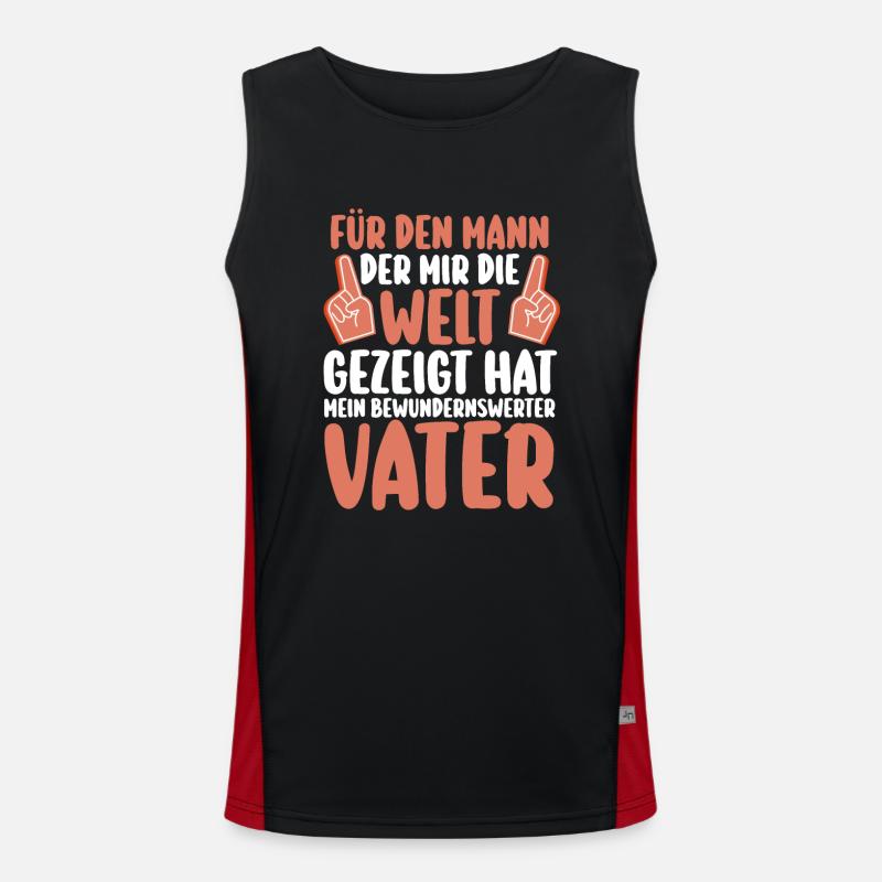 Dad Father's Day Dad Men's Functional Contrast Tank Top 