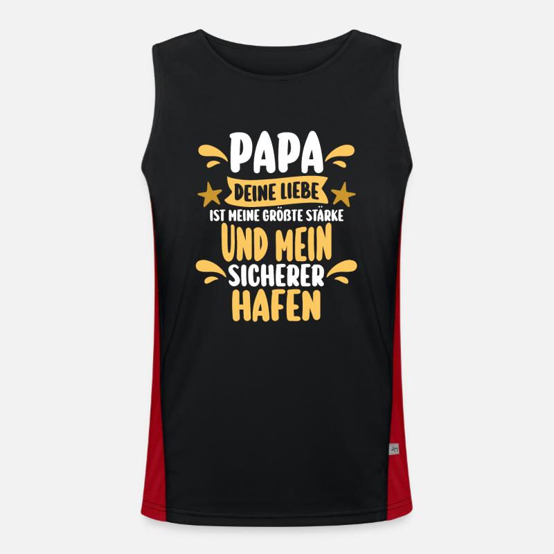 Dad Father's Day Dad Men's Functional Contrast Tank Top 