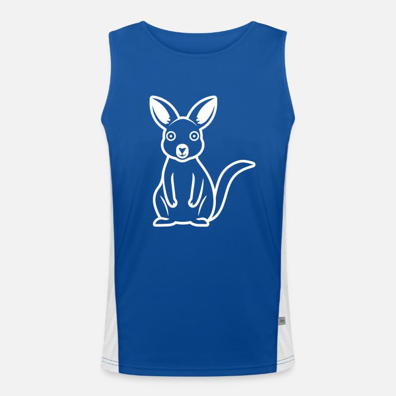 kangaroo Men's Functional Contrast Tank Top 