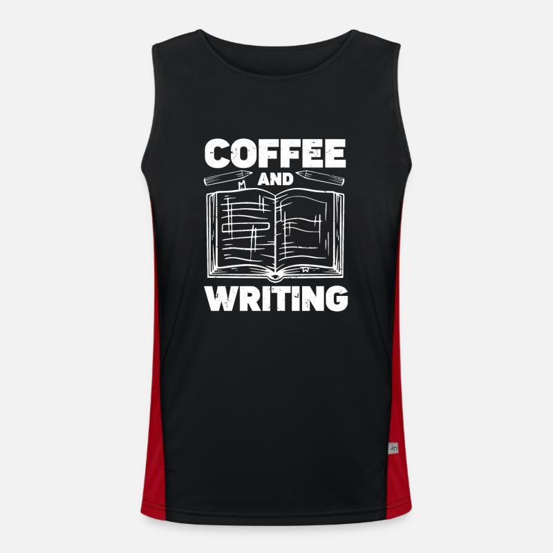 Author Writing Men's Functional Contrast Tank Top 