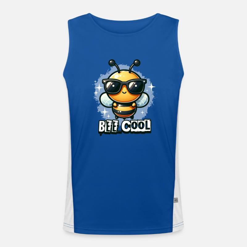 Bee Cool Men's Functional Contrast Tank Top 