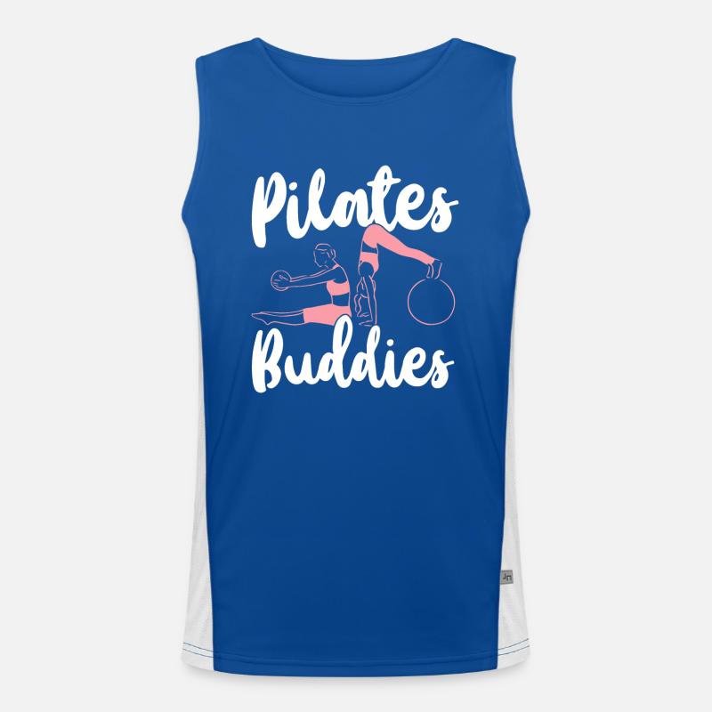 Instructeur de Pilates Professeur Besties Débardeur respirant contrasté Homme 
