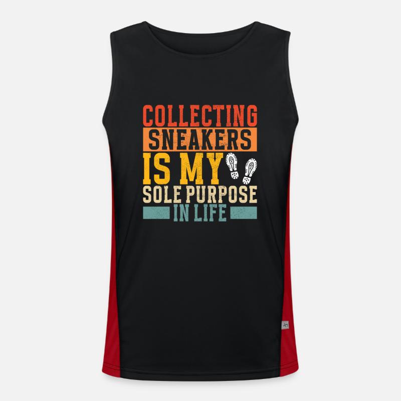 Sneakerhead Sneaker Collector Funktionelles Kontrast-Tank Top für Männer 
