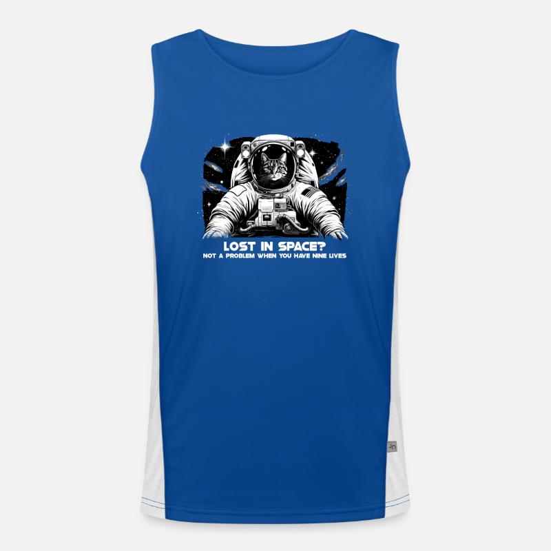 Chat, Astronaute, Astronomie, Système Solaire Externe Débardeur respirant contrasté Homme 