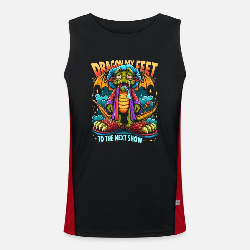 Renaissance Carnival Outfit Medieval Men's Functional Contrast Tank Top 
